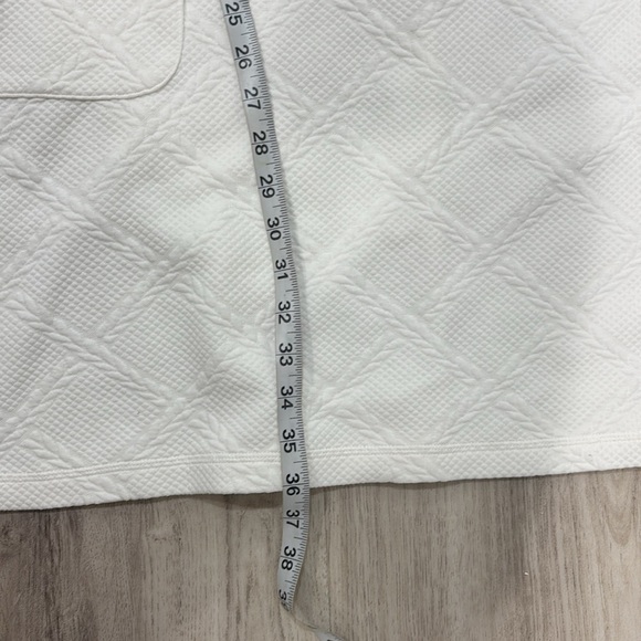 Talbots Cable Jaquard White and Green Women's dress size 3XP - Picture 4 of 7